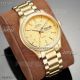 Perfect Replica Rolex Day Date White Face Yellow Gold Diamond Bezel Oyster 41mm Watch (6)_th.jpg